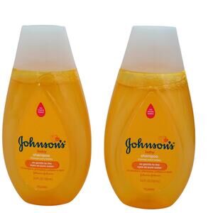 Johnson's Baby Shampoo Mild Gentle No More Tears 3.4 oz. Lot of 2 Travel Orange